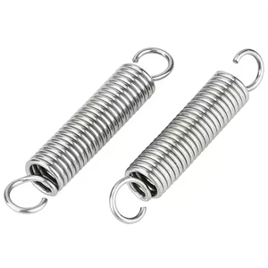 Large extension springs with round hook ends