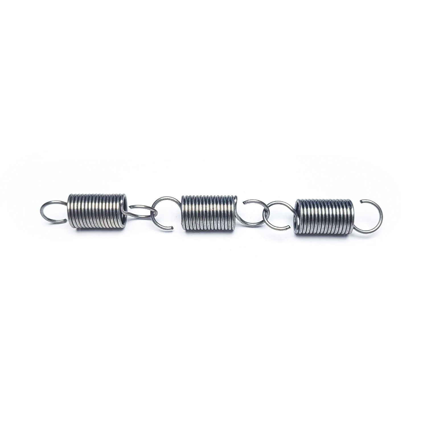Linked extension springs connected with rings